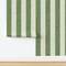 Preppy Traditional Grandmillennial Stripe Wide Green Beige Linen Look Faux Texture Bold Minimalism Summer Camp Lake House Beach Vacation Home Custom Removable Wallpaper by Spoonflower Peel & Stick Wallpaper 2FT Wide